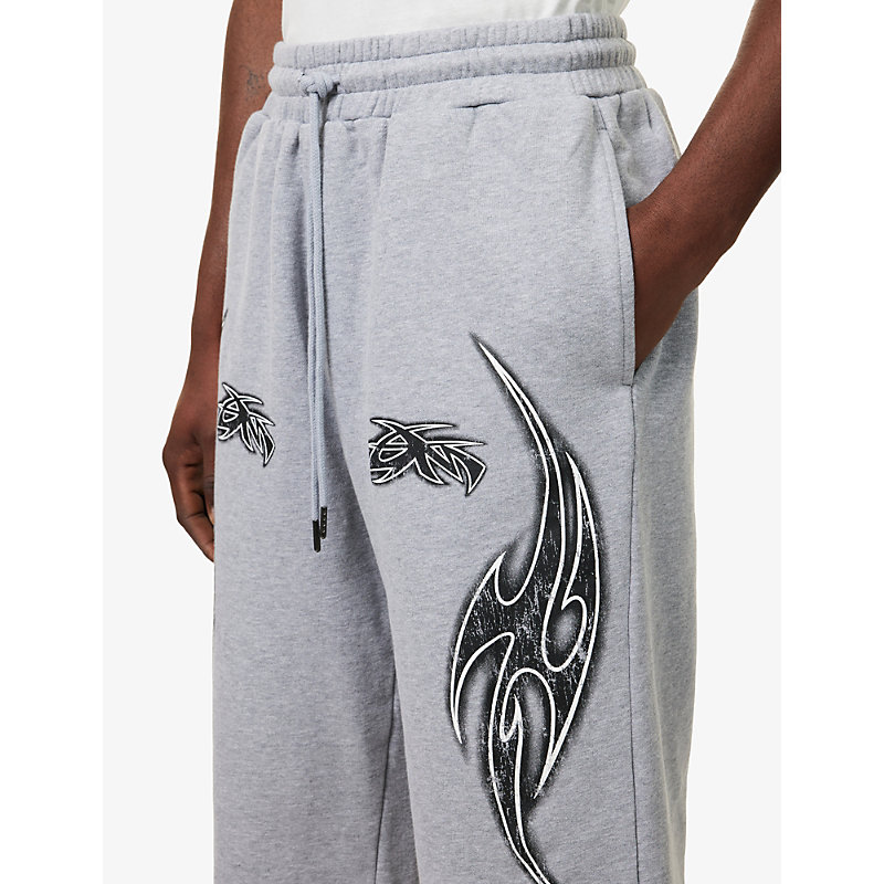 Mens Vivid Logo-Print Cotton Shorts