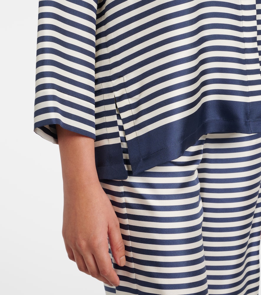 Maya striped silk shirt