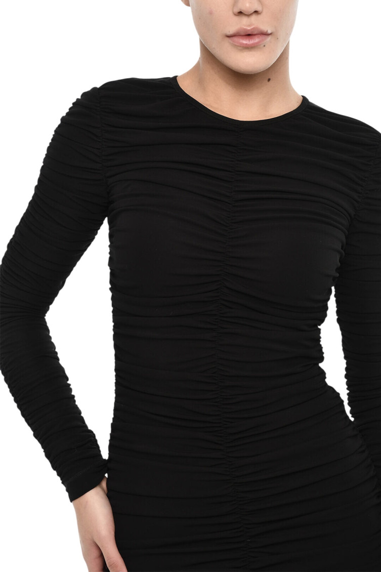 Ruched-effect dress