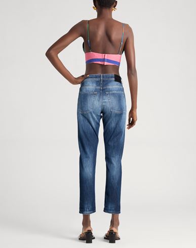 Woman Jeans Blue Size 29 Cotton, Elastomultiester