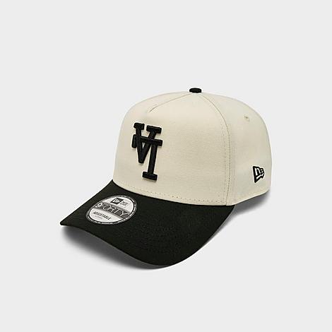 Los Angeles Dodgers MLB Upside Down 9FIFTY A Frame Snapback Hat in Chrome/Black