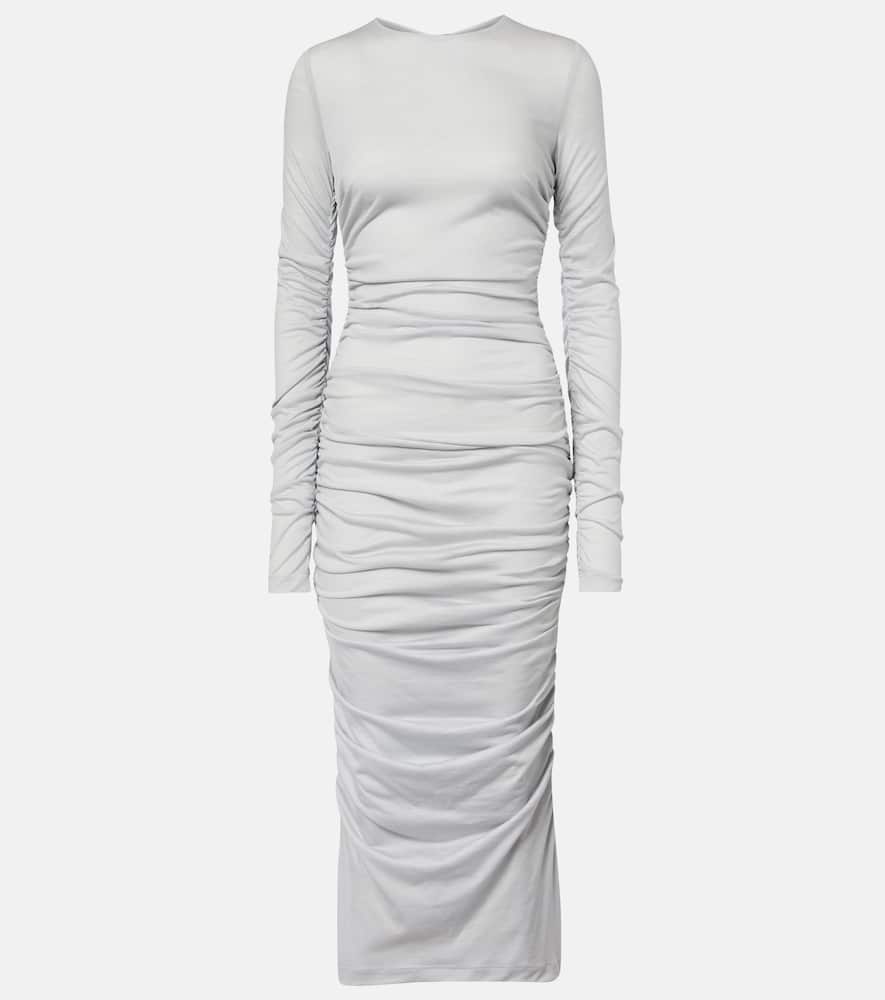 Wool midi dress