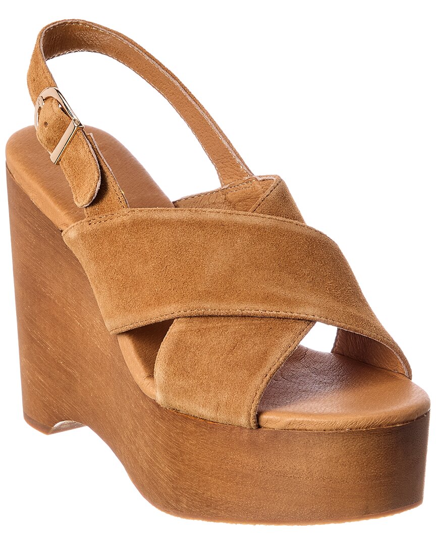 Fox Leather Wedge
