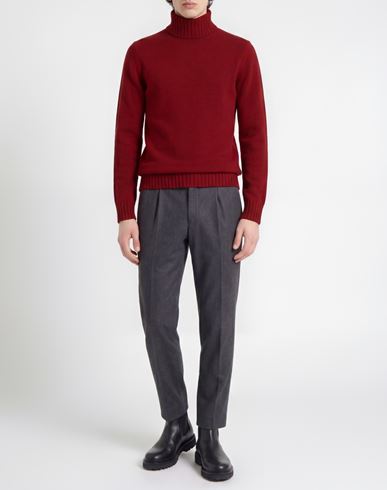 Man Turtleneck Red Size S Wool
