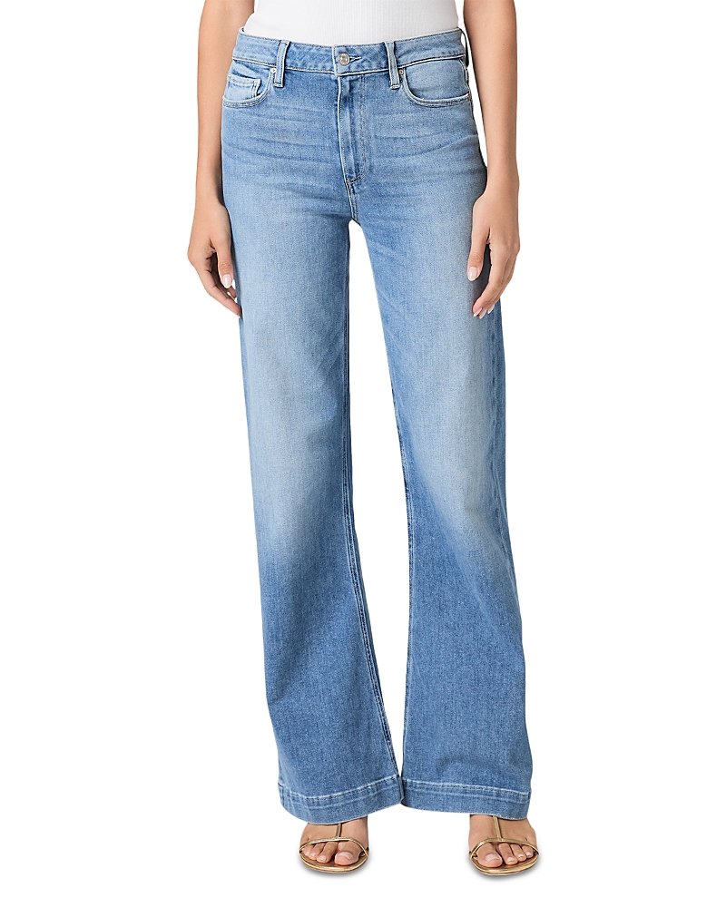 Leenah High Rise Bow Leg Jeans in Cinerama