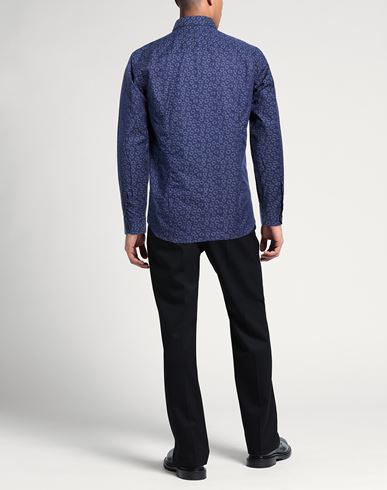 Man Shirt Blue Size 3XL Cotton