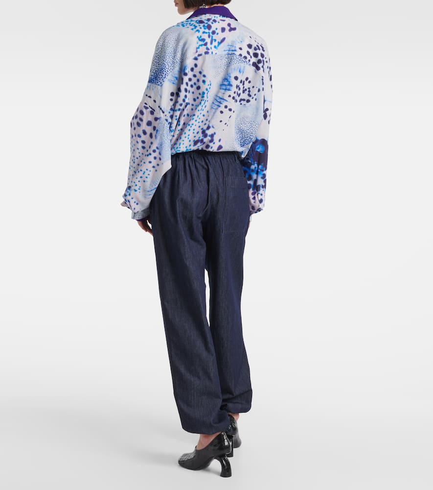 Dries Van Noten Denim straight pants