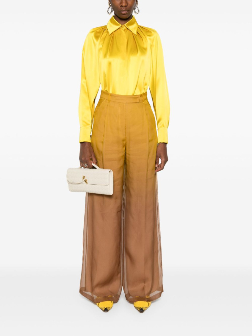 Yellow Baffo trousers