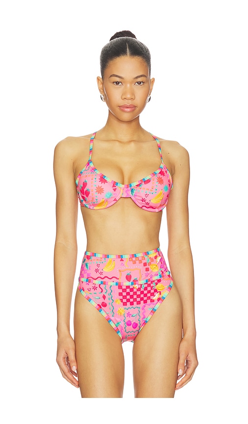 BEACH RIOT Kori Underwire Bikini Top in Pink. - L also in M, S