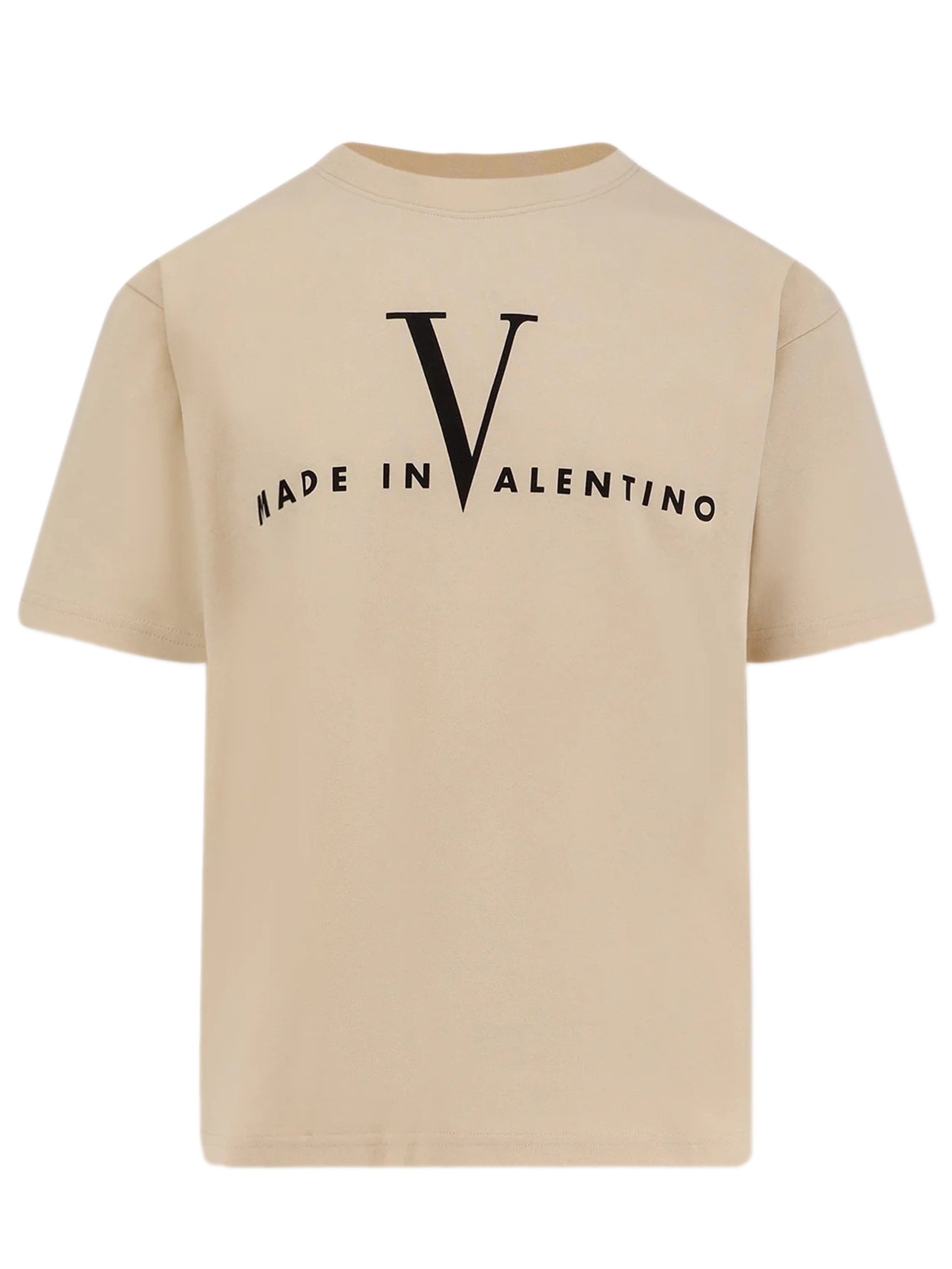 Regular-Fit Crewneck T-Shirt with Chest Logo Print