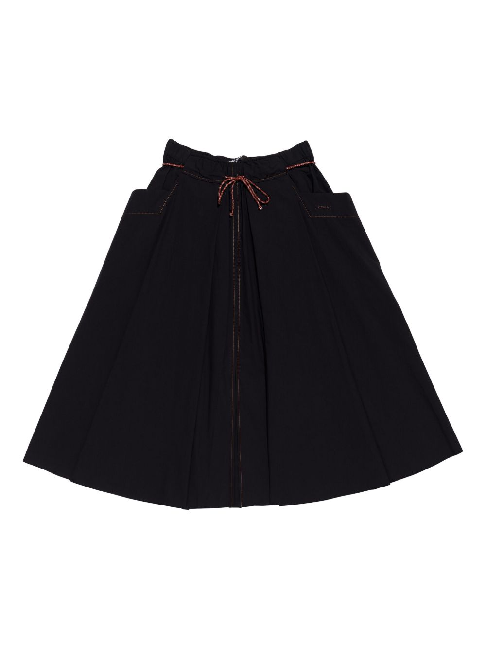 Bimba y Lola A-line midi skirt - Black