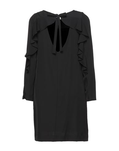 Woman Mini dress Black Size 4 Polyester, Elastane