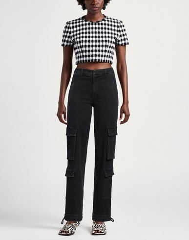 Dondup Woman Jeans Black Size 26 Organic cotton, Modal, Elastomultiester, Elastane