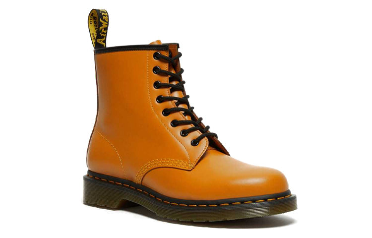 Dr.Martens 1460 Smooth Leather Lace Up Boots 'Orange'