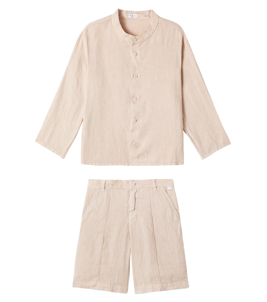 Linen T-Shirt and shorts set