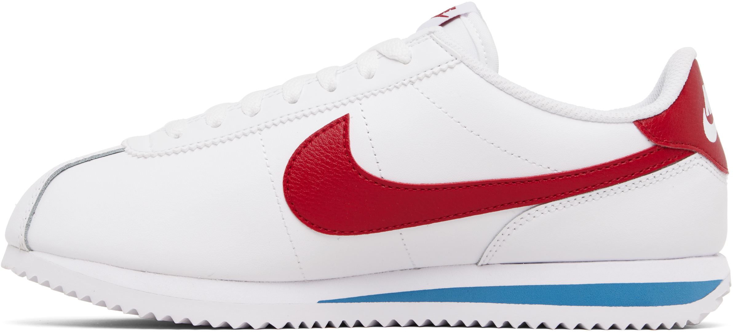 White Cortez Leather Sneakers