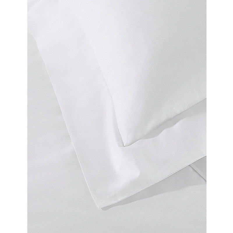 White Essentials Doubl Egyptian-cotton Duvet Cover Double