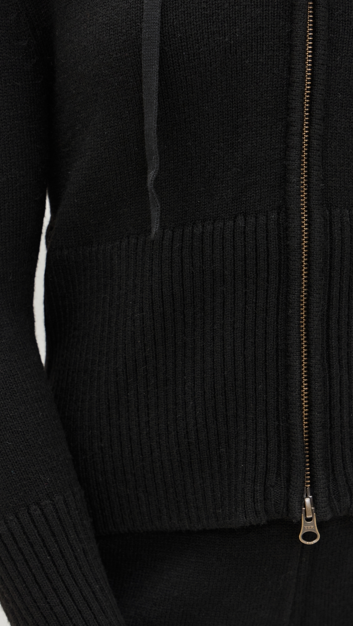 Spice It Up Knit Hoodie Black