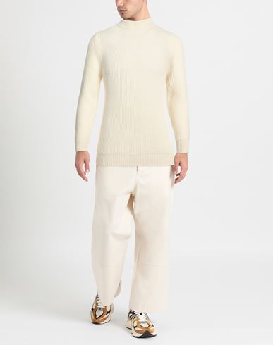Man Turtleneck Cream Size XXL Wool