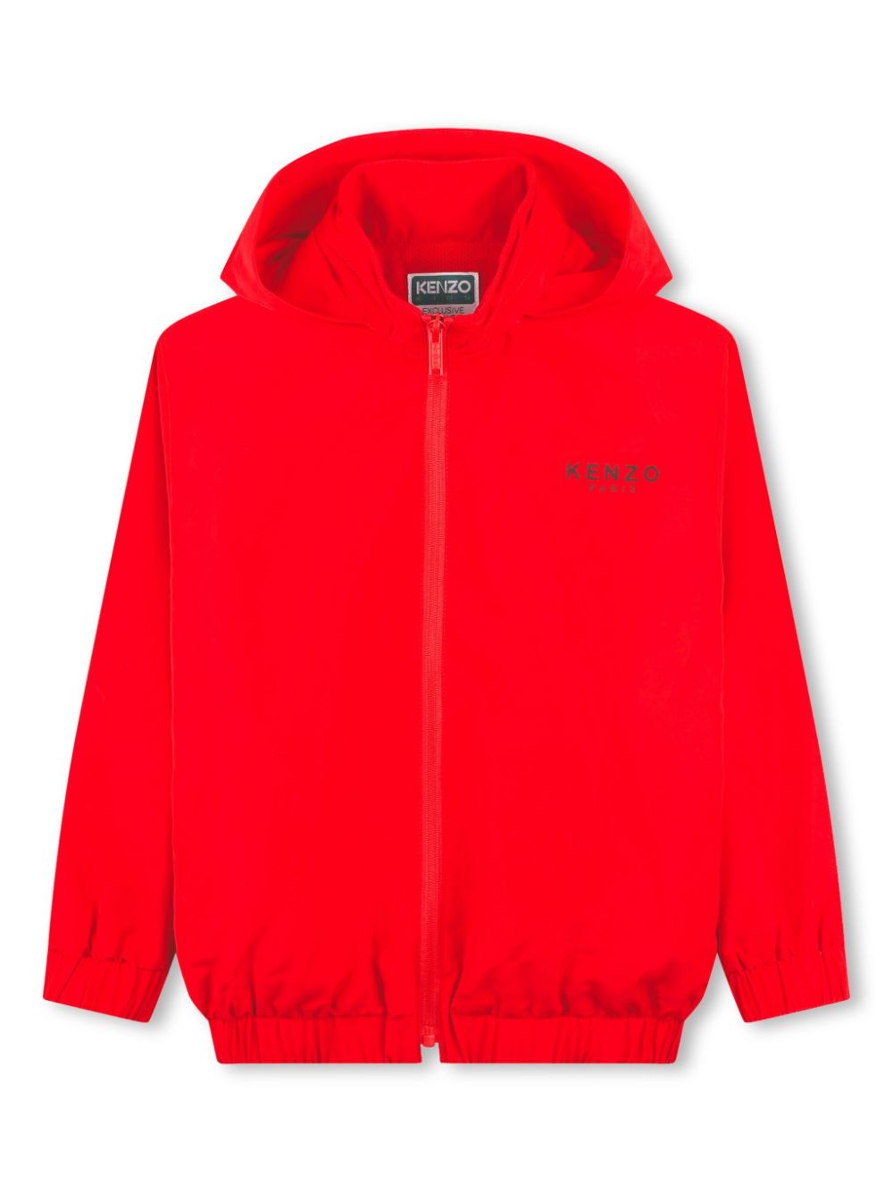 Logo-print jacket - Red