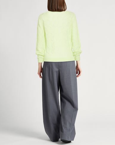 Easy Woman Sweater Lime green Size 6 Alpaca wool, Polyamide, Virgin Wool