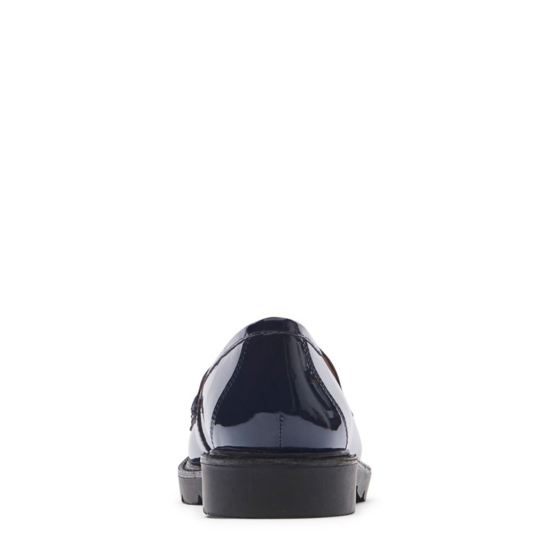 Women's Kacey Penny Loafers (Navy Patent)