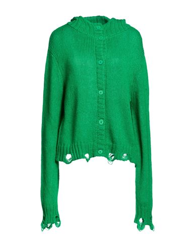 Woman Cardigan Green Size M Lambswool, Nylon, Mohair wool