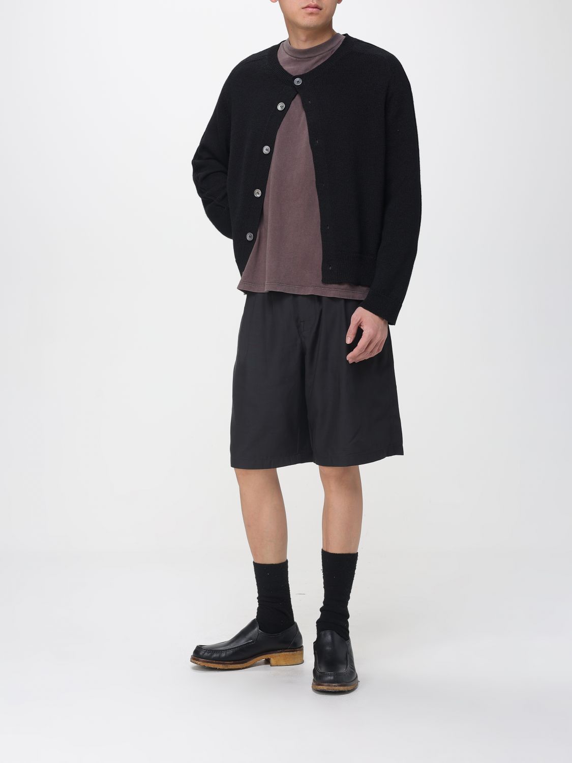 Pants Men color Black