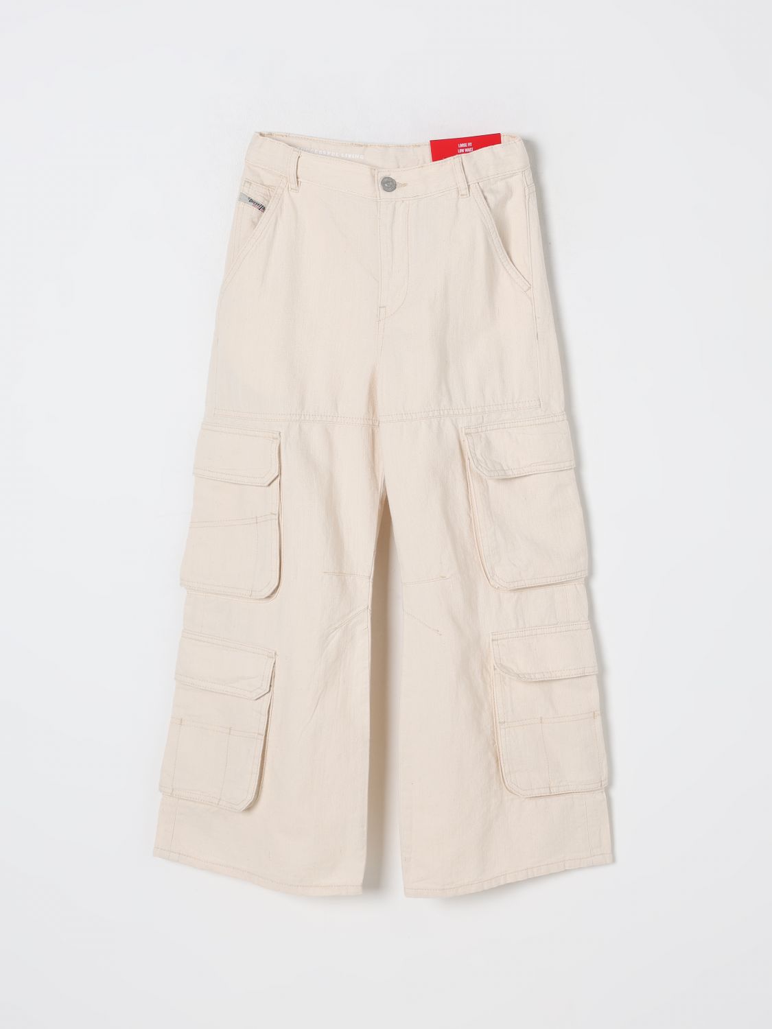 Pants DIESEL Kids color Denim