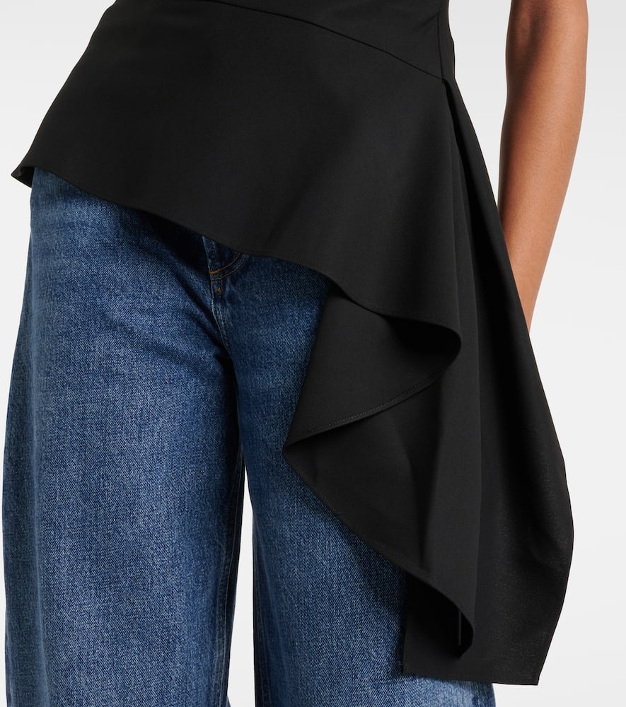Saskia draped off-shoulder top