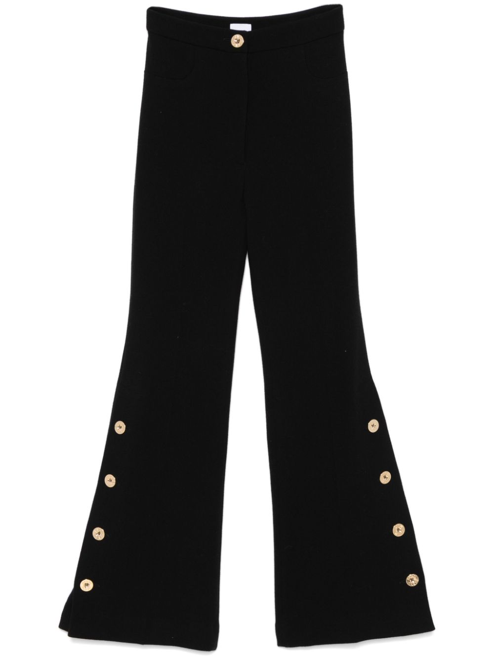 Flared trousers - Black
