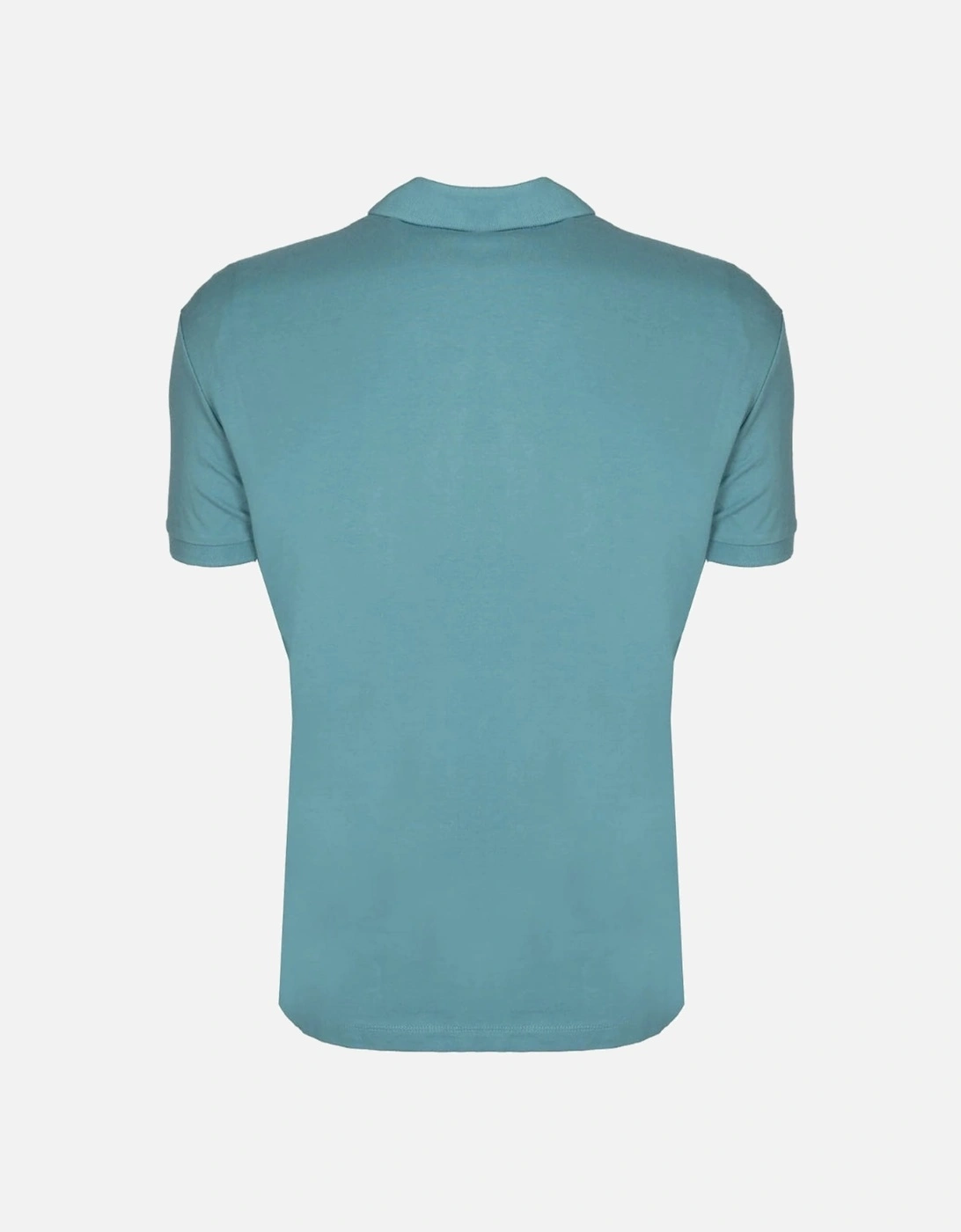 Men's Diesel T-Harry Blue Zip Closure Polo Shirt