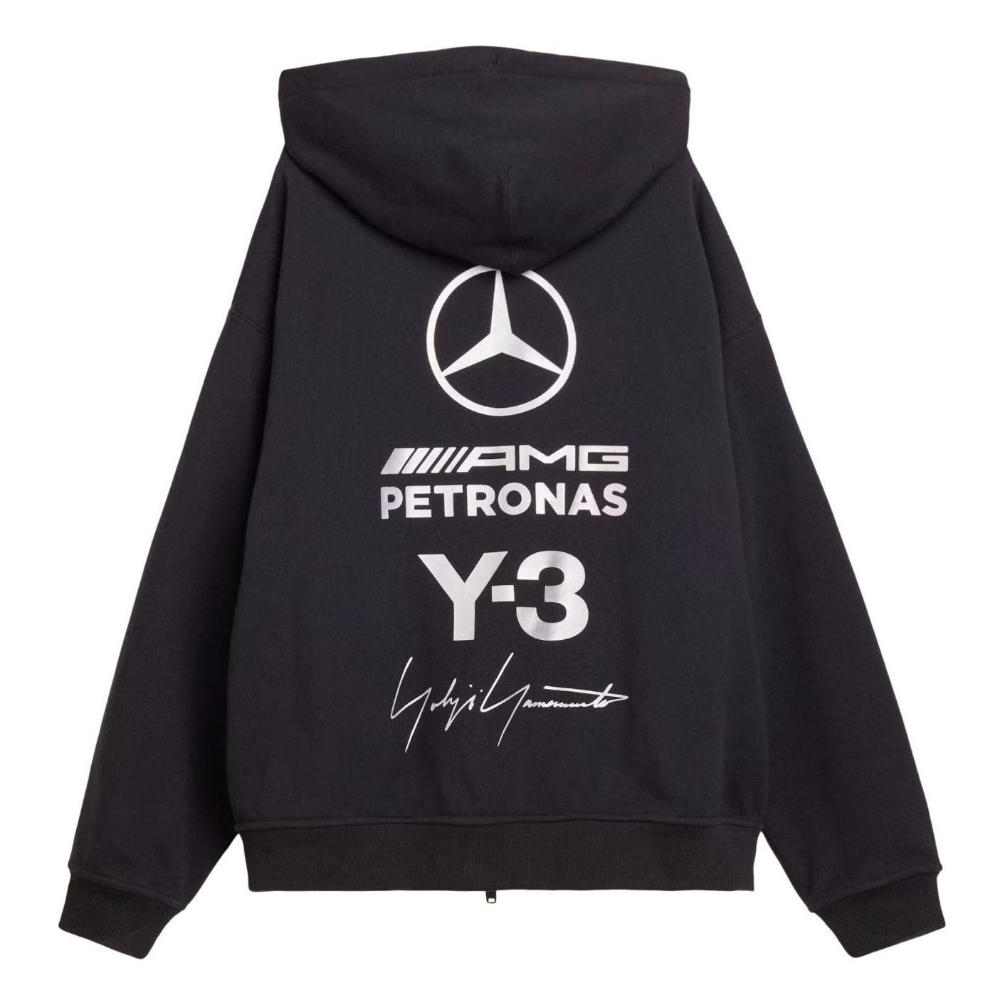 Y-3 F1 Mercedes Track Zip Hoodie 'Black'