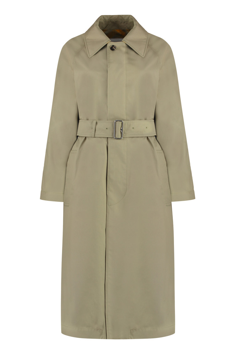 Checked Reversible Trench-coat