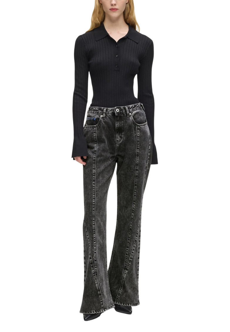 Black Loose High Rise Jeans