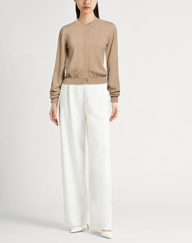 Collezione N_01 Woman Cardigan Camel Size L Cashmere