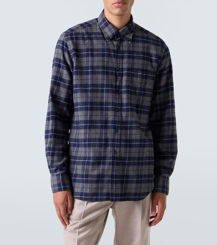 Checked cotton shirt