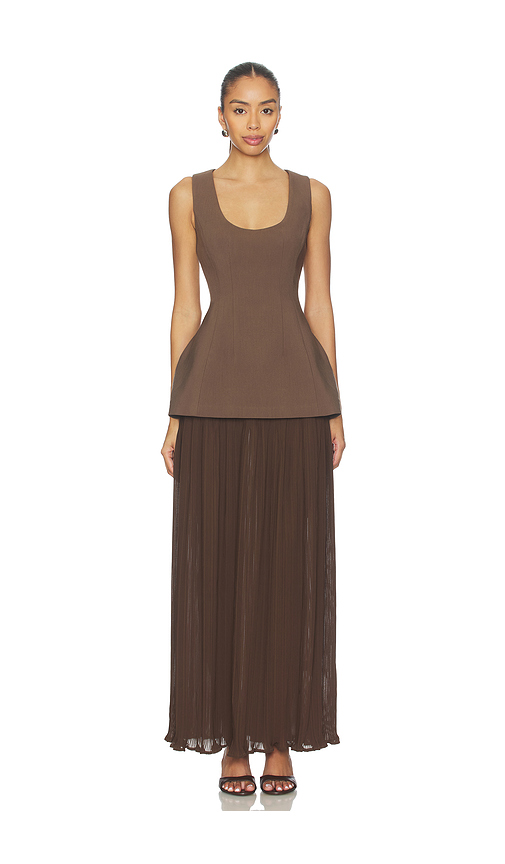 The Bekk ROBE DELILAH en Brown. M. Also en L