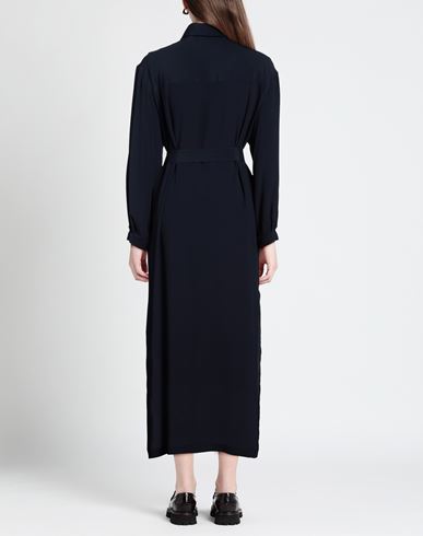 Semicouture Woman Midi dress Navy Size 10 Acetate, Silk