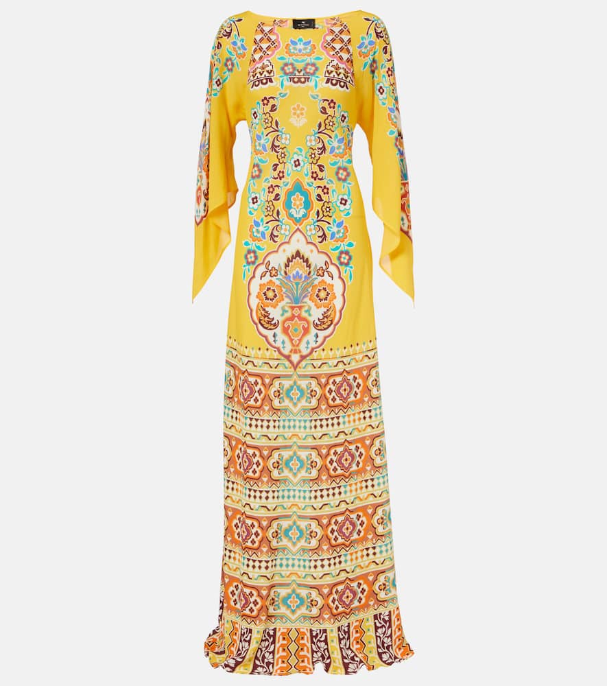 Printed maxi dress