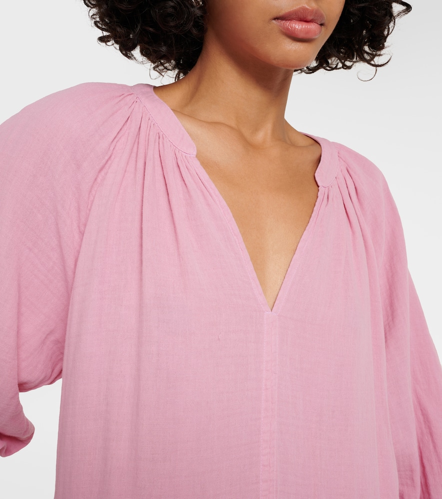Nica cotton gauze minidress