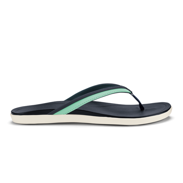 Women's Ho'opio Malua Flip Flop Sandals 6 Trench Blue/Paradise