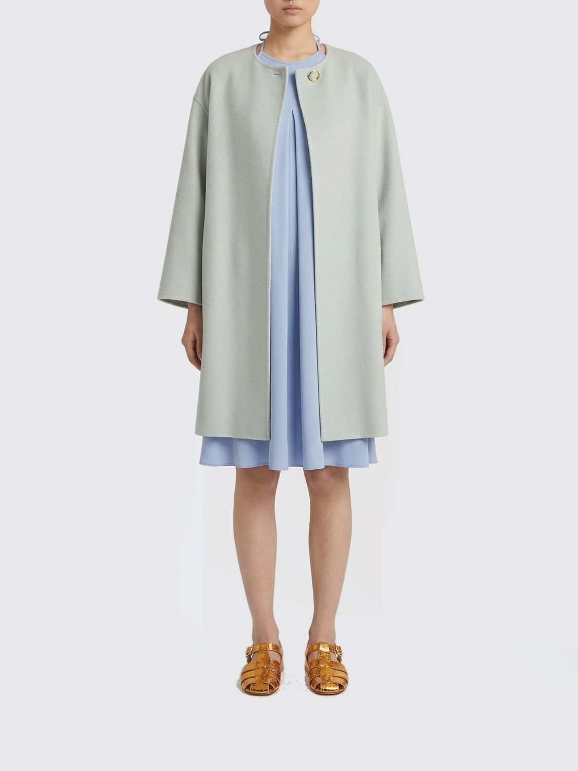 Coat Woman color Green