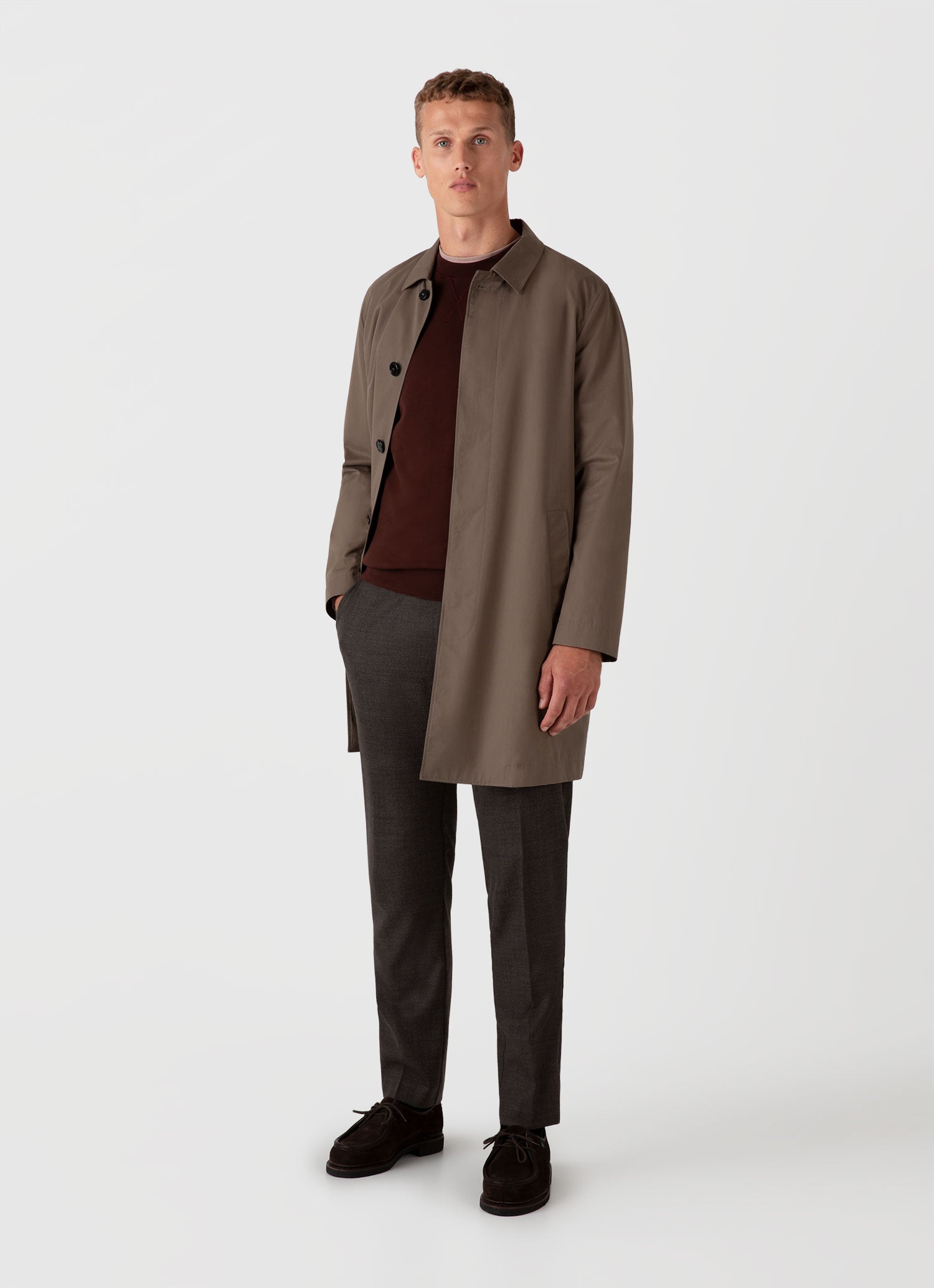 Men's Loopback Sweatshirt in Raisin 