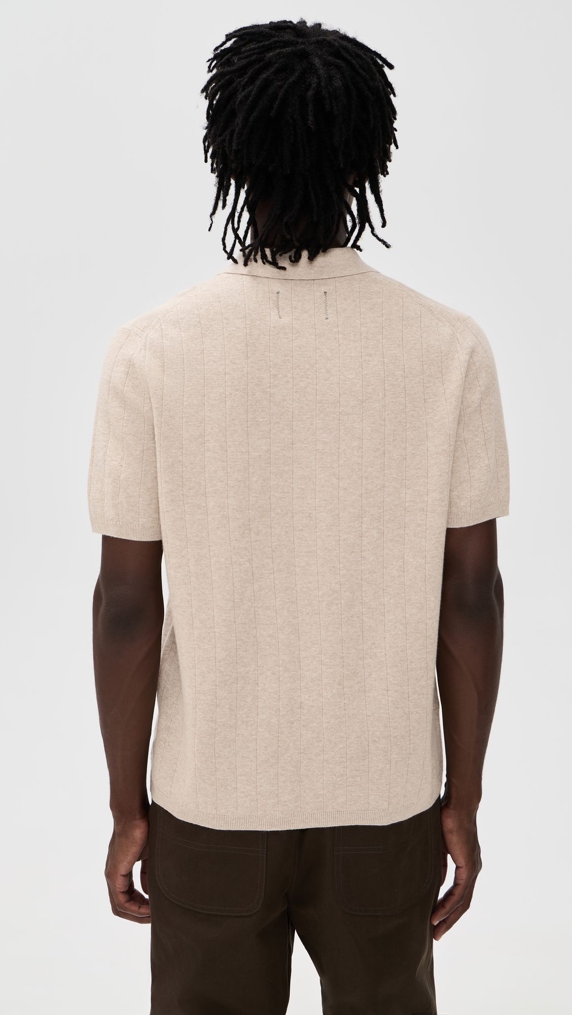 Knit Piazza Shirt Heather Oatmeal