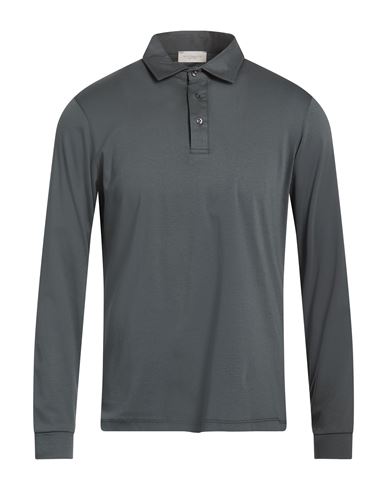 Man Polo shirt Grey Size 48 Cotton