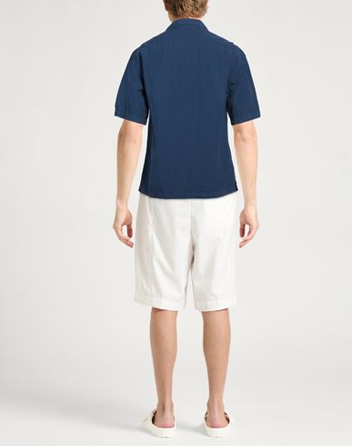 Man Shirt Navy Size 38 Cotton