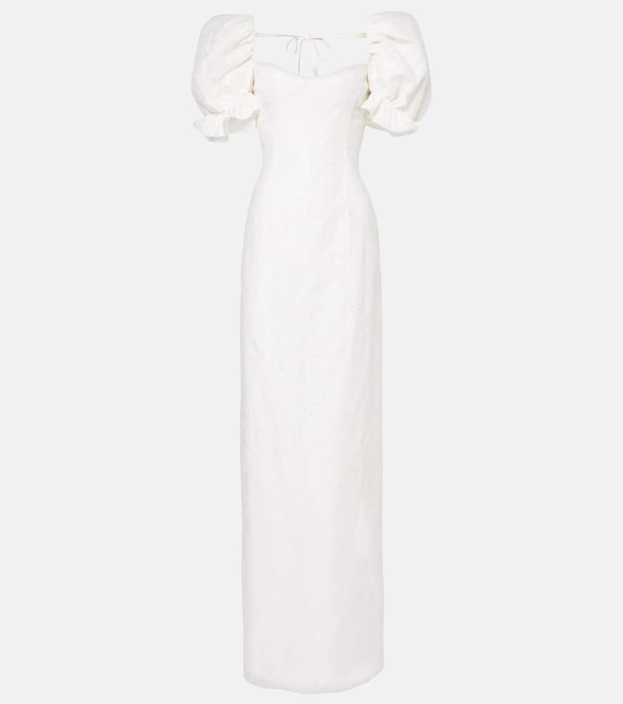 Isidore cotton and silk maxi dress