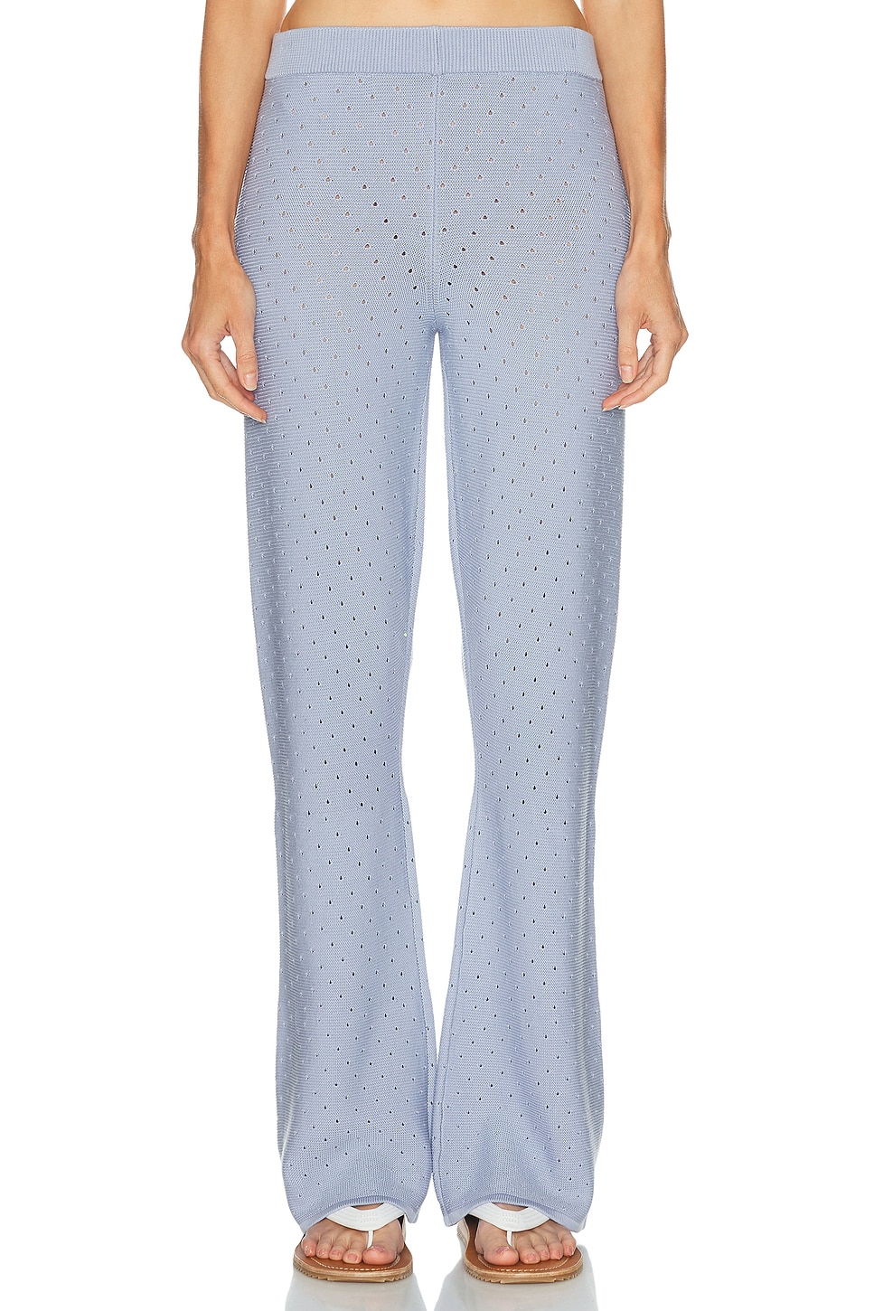 SRG Gidget Knit Pant in Blue - Blue. M also in L, S, XL