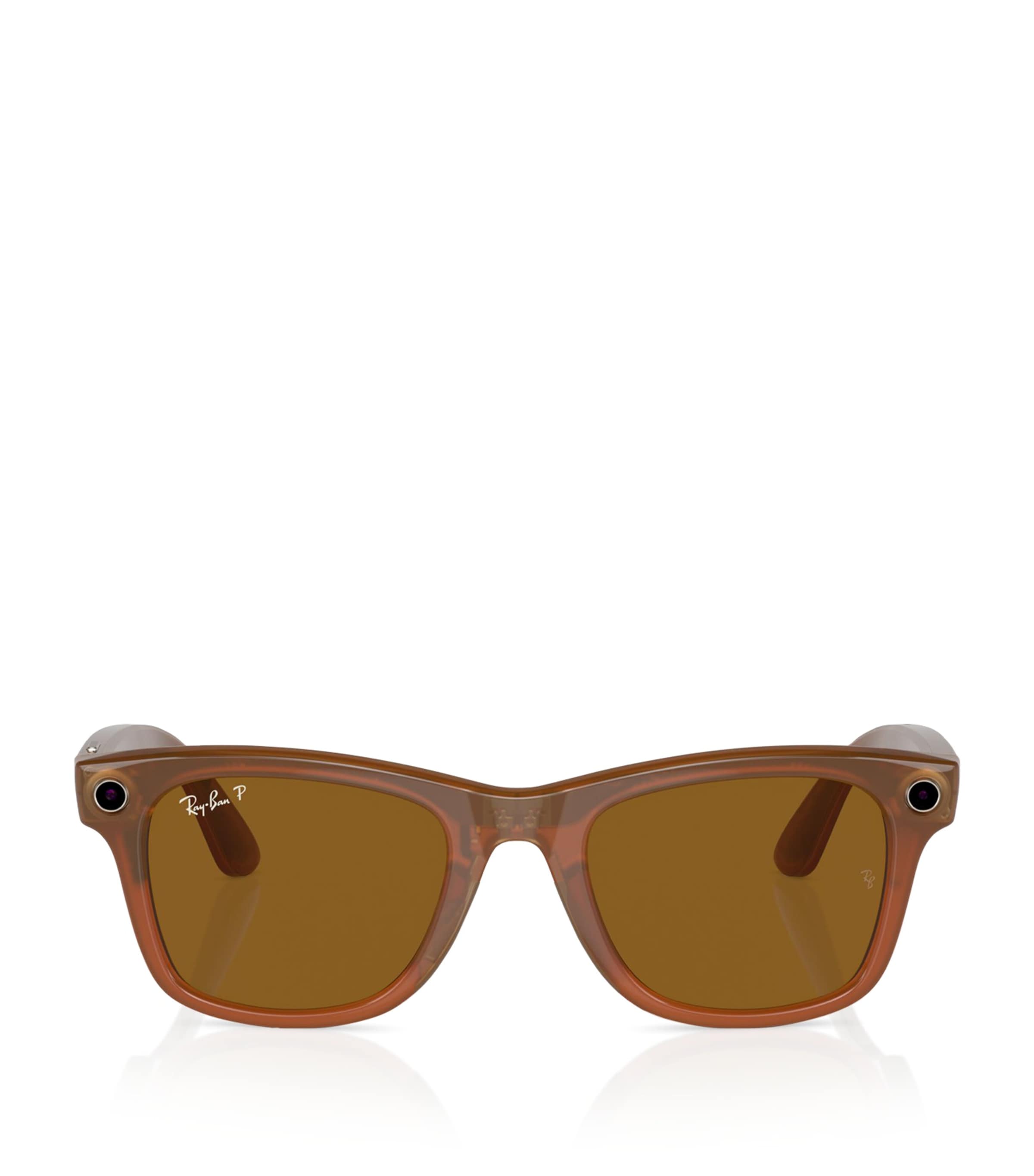 X Meta Large Smart Wayfarer Sunglasses